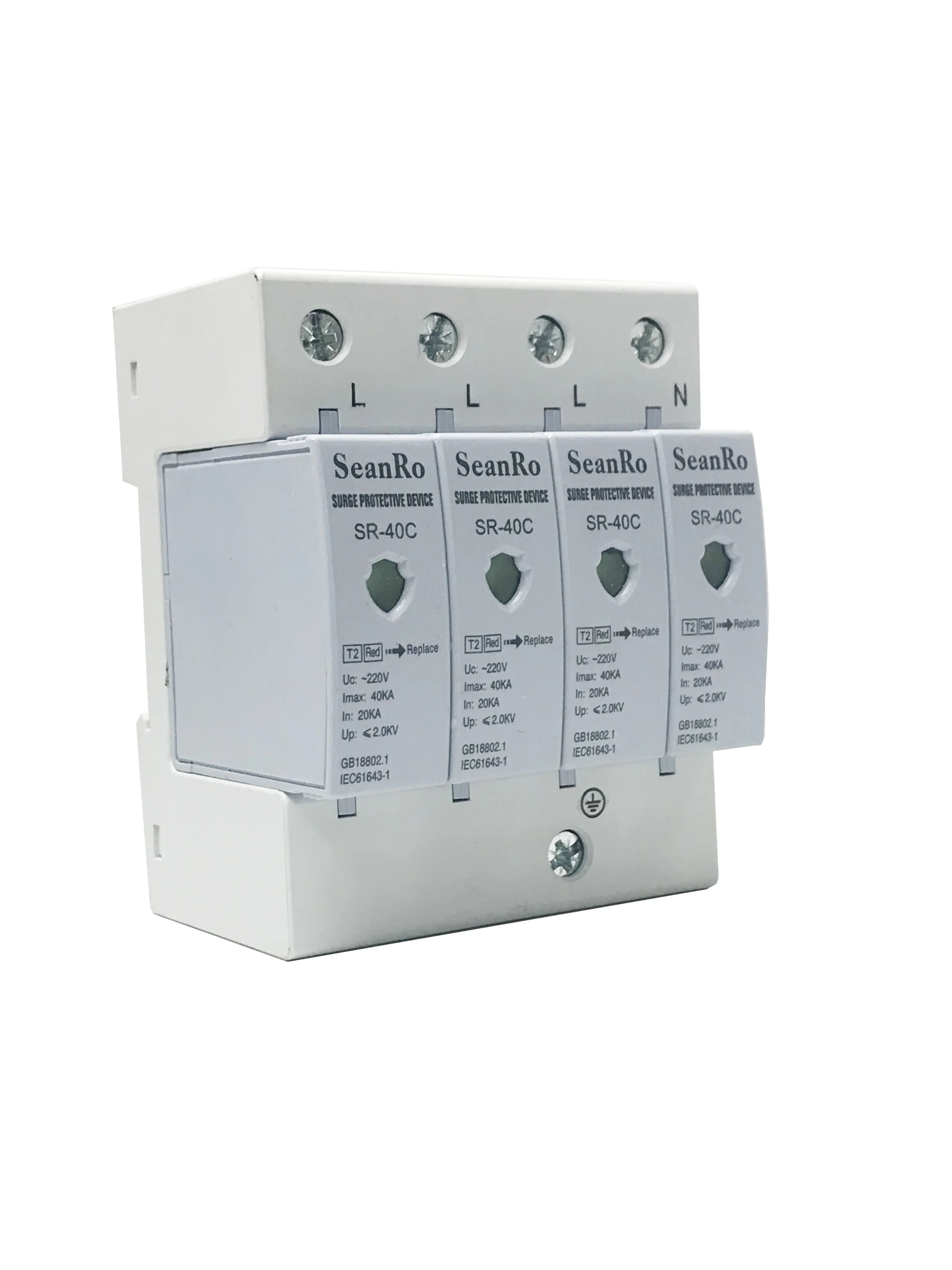 Устройство защиты от перенапряжения SeanRo AC SPD 1P 2P 3P 4P