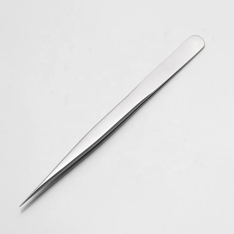 Hot design custom stainless steel eyelash extension tweezers nail tools supplier