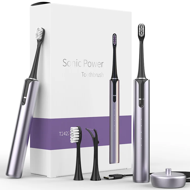 T2422A1 Высокое качество OEM беспроводная звуковая электрическая зубная щетка Sonic для взрослых