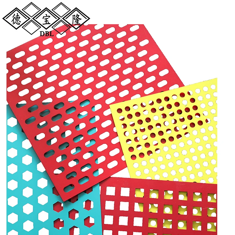 Various Pattern Perforated Metal Galvanized Punching Sheet 316 Stainless Steel Perforated Sheet Metal