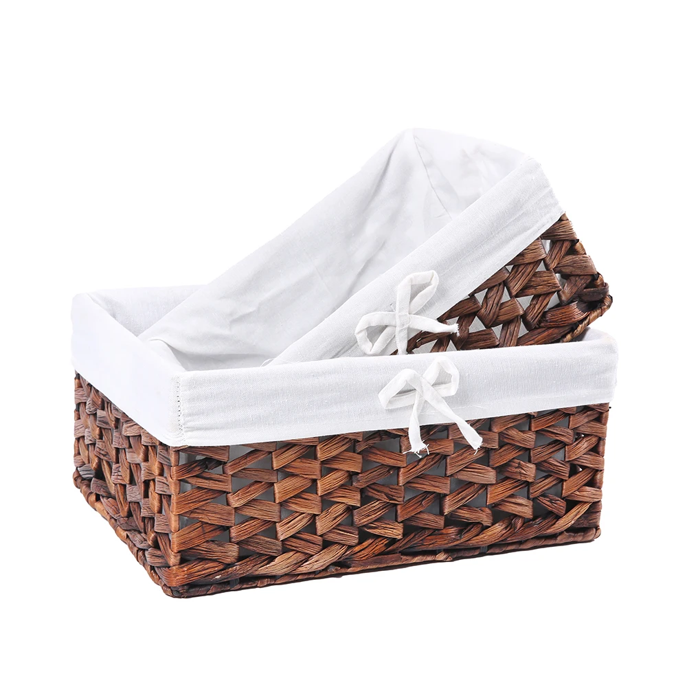 Direct selling hand-woven storage picnic sundries storage tissue basket storage basket