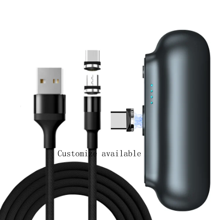 New Product Wireless Polymer Battery Portable Magnetic Mini Charging Treasure For Phone Type C Micro Power Bank