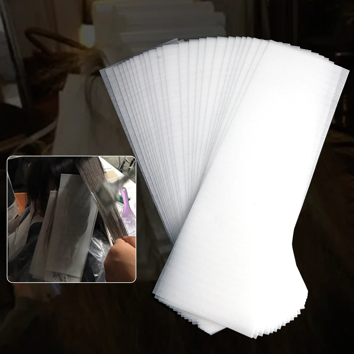 Pearl Cotton Highlights Perm Hairdressing Paper Hair Salon Specific Washable Dyed Hair Patches Ultra Thin Perm Paper