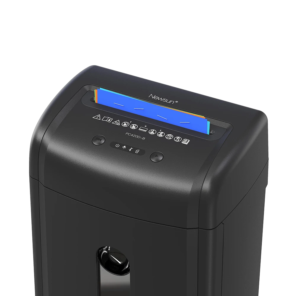 P4 18 Sheets Cross Cut Paper Shredder 30 Liter Pull-out Bin,Silent 56dB,30 Mins Shredding Time,LED Indication,Hot Selling