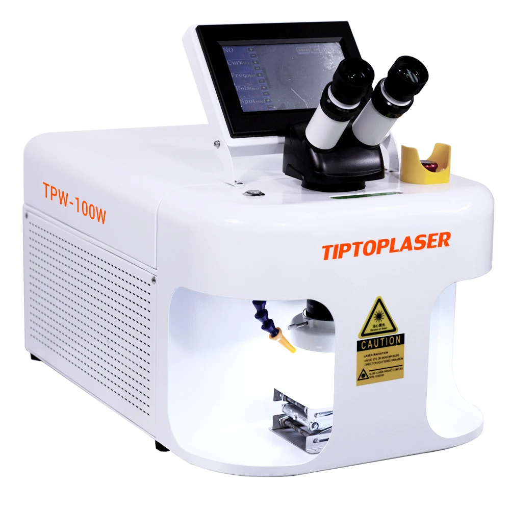 TIPTOPLASER Desktop 100W 200w  Small Laser Welder Machine Laser Welding Equipment for Jewelry Process