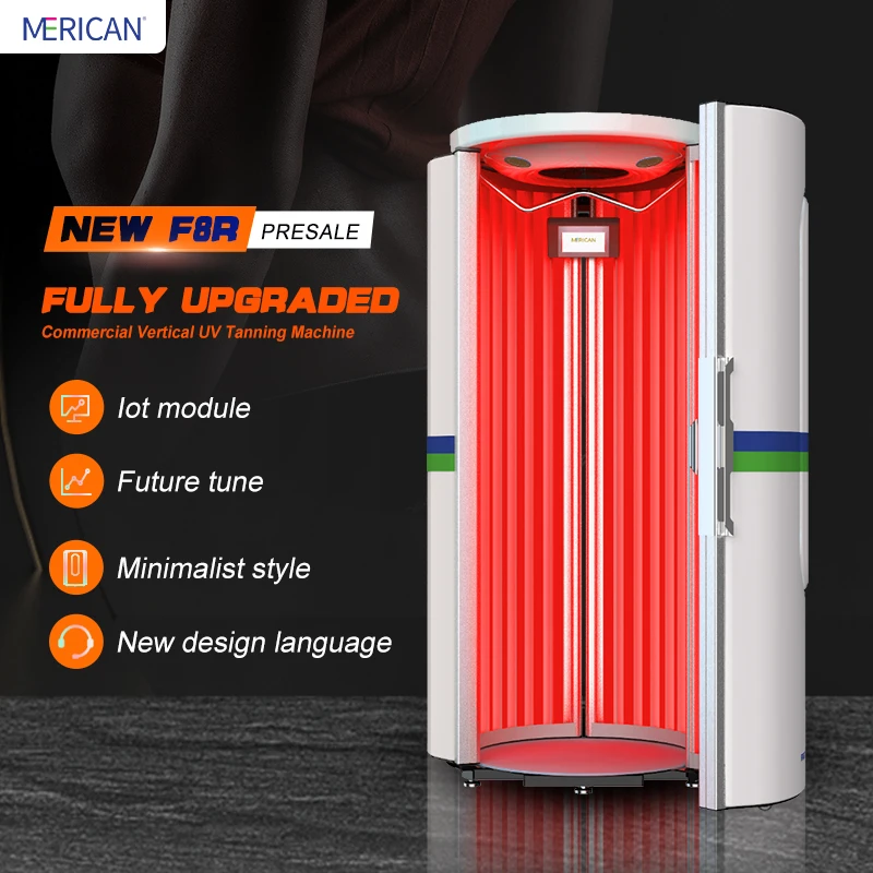 Factory Price Vertical Solarium Machine/Sunbed Tanning Machines For Gym Center And Beauty Salons