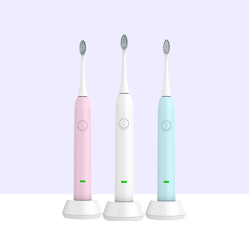 oral care automatic rechargeable sonic electric toothbrush induction pressure sensor with 3 working modes
