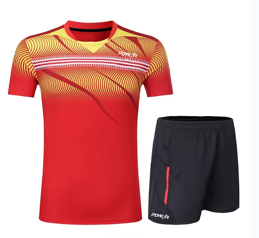 China Factory Wholesale New Design Youth Unisex Badminton Uniform Digital Sublimation Badminton Jersey