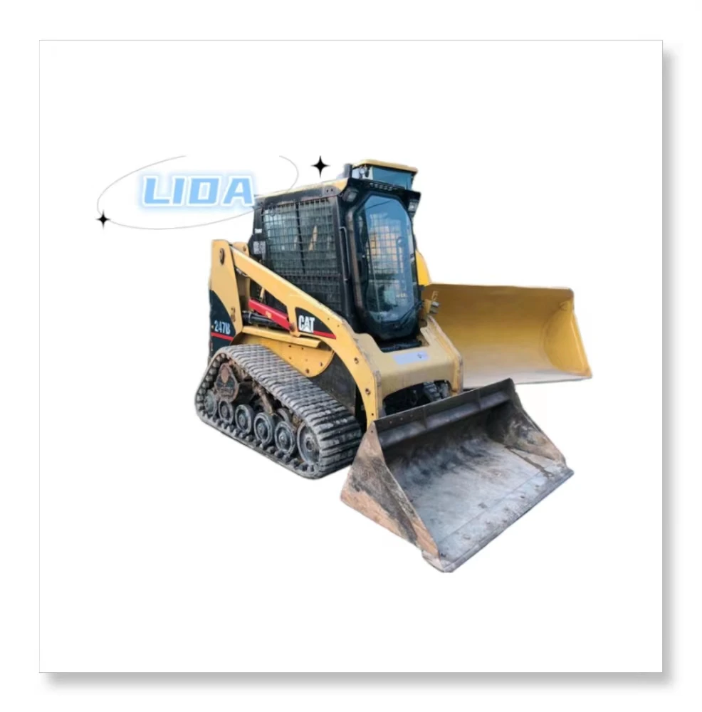 Лидер продаж гусеничный погрузчик Caterpillar cat 247b высокоэффективный в США