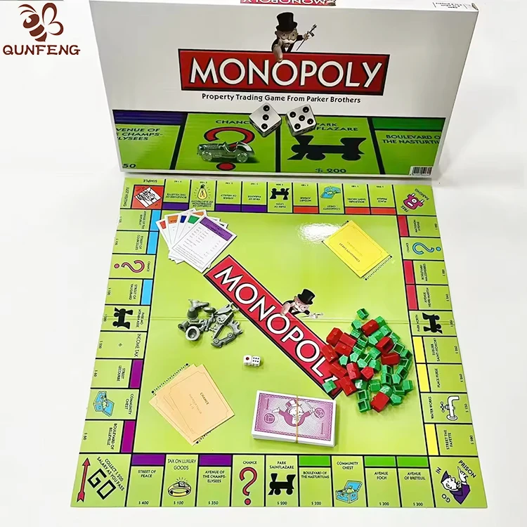 Wholesale Oem/Odm Board Game Custom Set Monopoly Board Game , Board Games For Kids Educational