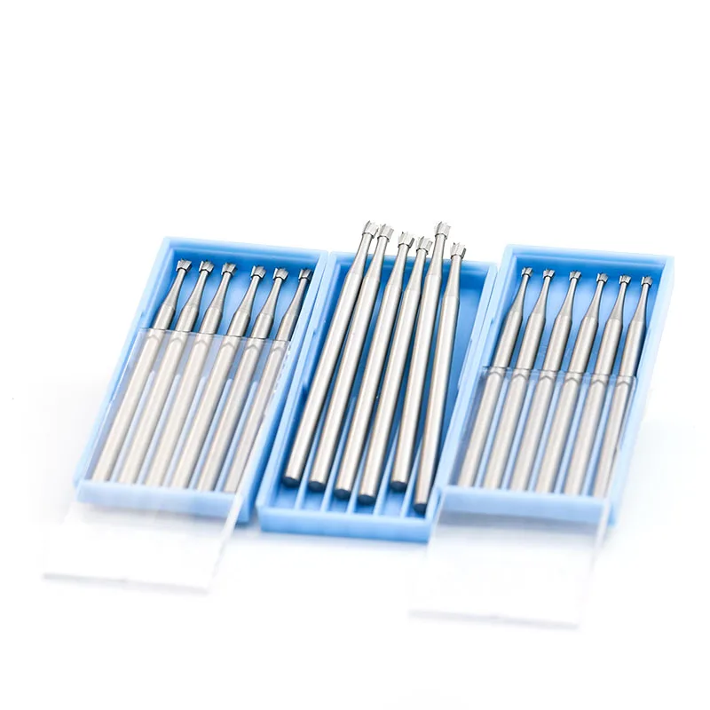 STRONG OSTRICH Inverted Cone Bur Drill Bits Set Hardened Jewelry Tool Equipment Burs Engraving Drill For Bits Hole Drilling Tool