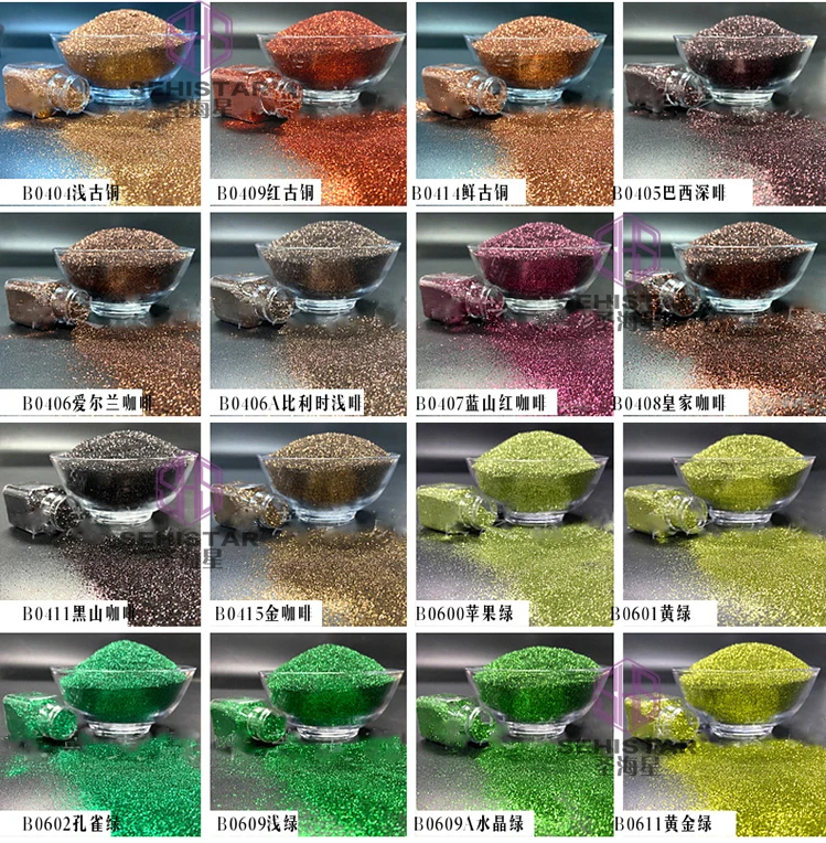 Eco-Friendly Beauty Products Featuring Bio Glitter  Pigment Eyeshadow Palette and Biodegradable Cosmetic Glitter