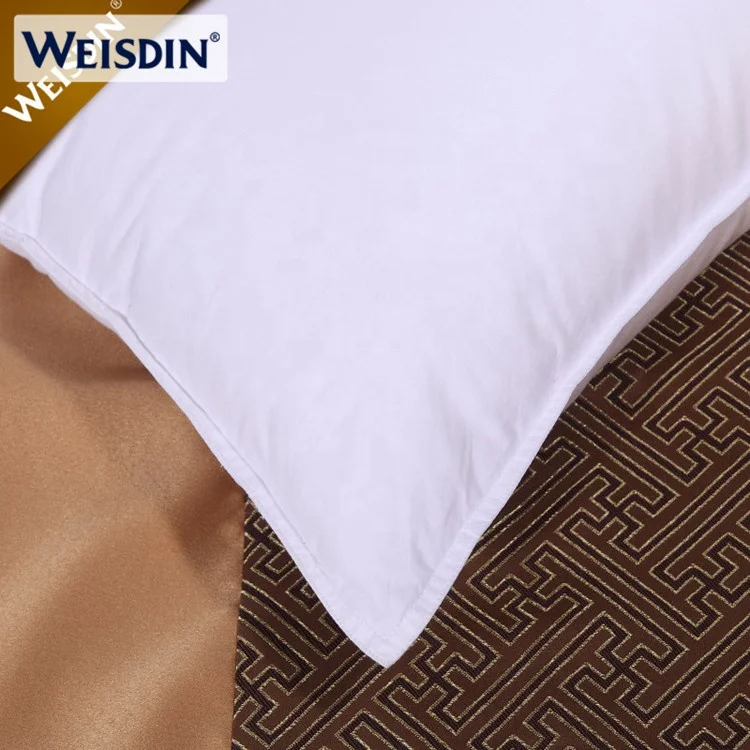 Wholesale Hotel Polyester Pillow Custom  Size  Polyester Or Cotton Fabric Polyester Filling Bed Pillow