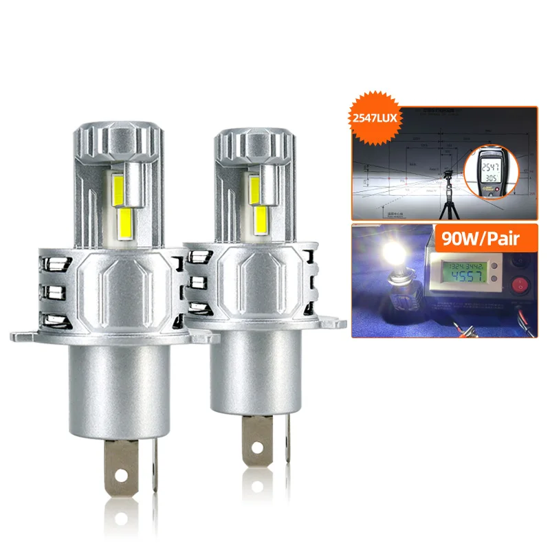 New Hot Turboes Faros Car Led Headlamps Accesorios De Luz De Coche Led S H4 HB2 Led Voitur Headlight Depo Auto Lamp Head Lights