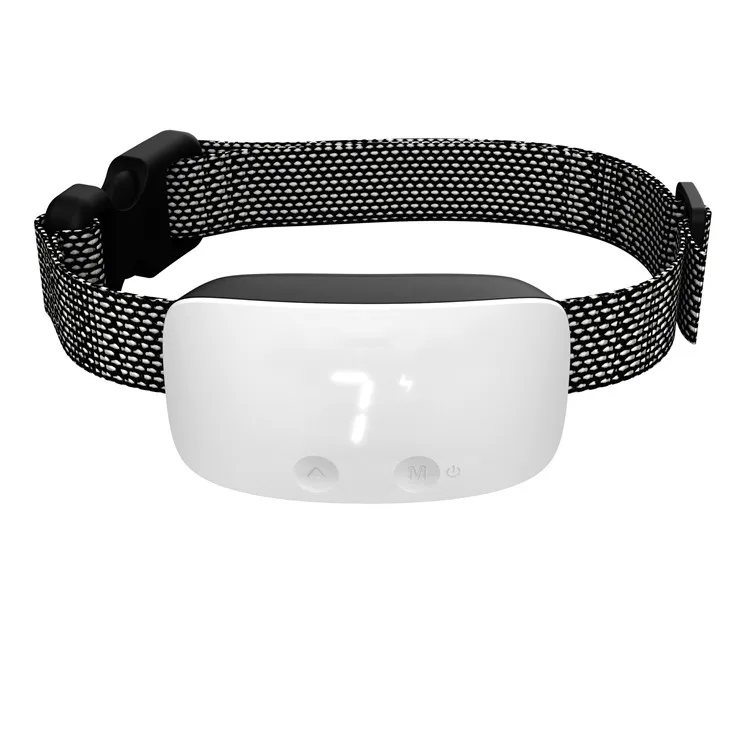 
2020 Fashion digital led screen displays rechargeable bark dog collar vibration shock dog anti bark collar 
