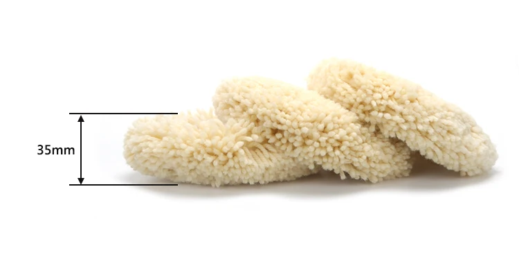 Good Quality And Low Price wholesale cheap 7 inch white wool polishing pads single side wool buffing pads for cars polishing