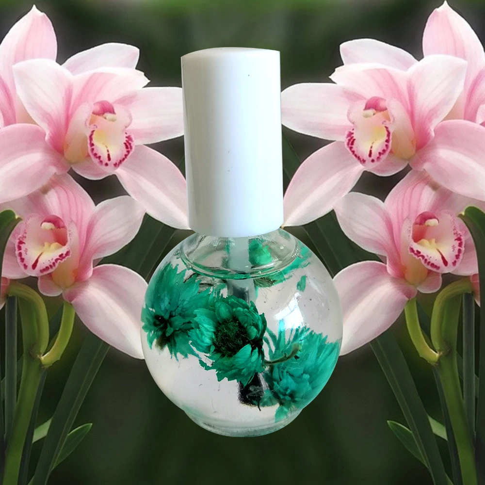 Фирменное Масло для кутикулы с цветами для лечения Ногтей, ароматизированное Восстанавливающее Средство для ногтей с цветочным ароматом