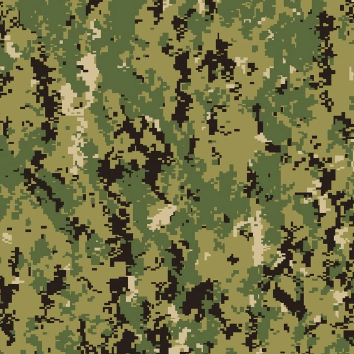Yilong Fabric Factory Wholesale Twill Style TC Polyester Cotton Green AOR2 Digital Camouflage Fabric For Milispec Uniform