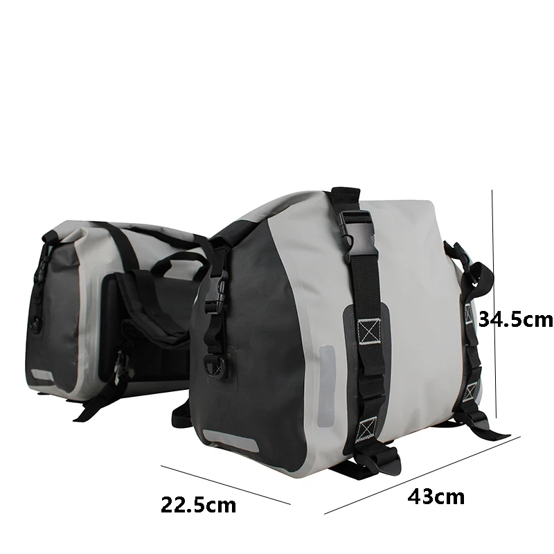 Customized travel outdoor motor cycle accessories motorcycle saddle bags hiking larger acpacity motorcycle side saddle trunk bag