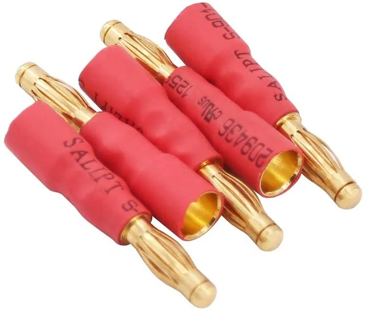 1mm 1.5mm 2.0mm 2.5mm 3.0mm 3.5mm 4.0mm 4.5mm 5.0mm 5.5mm 6.0mm 6.5mm 8mm gold plated banana bullet plug connector for RC