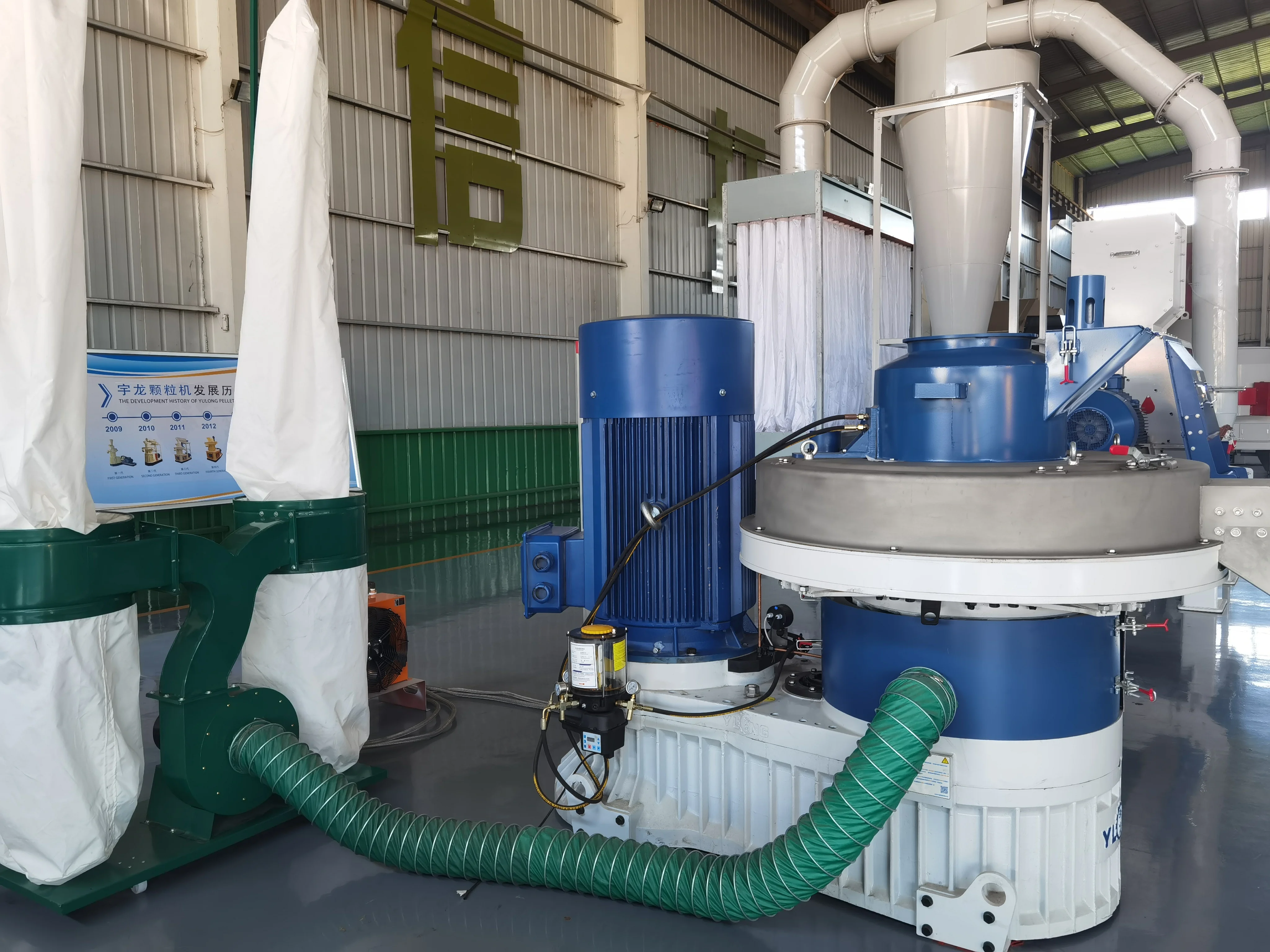 ring die oak wooden biomass pelletizer pellet machine