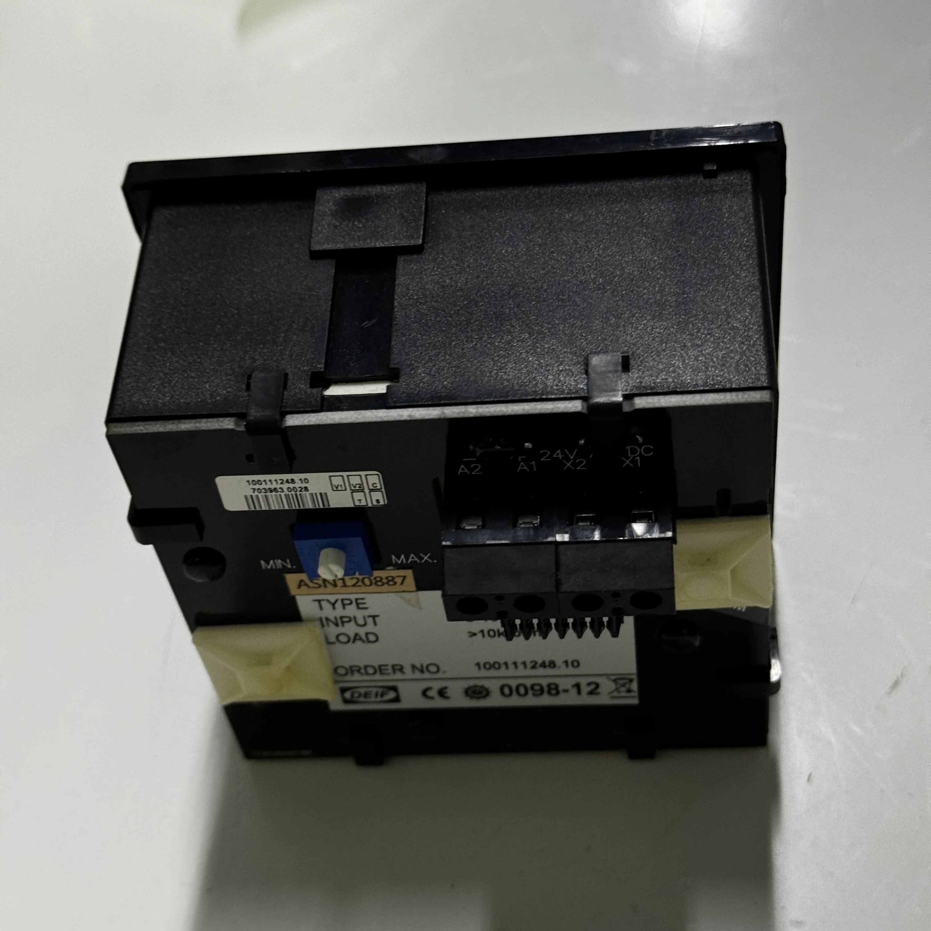 DEIF DLQ96-PC-NB RPM METER 100111248.10 0-10V 0-40bar