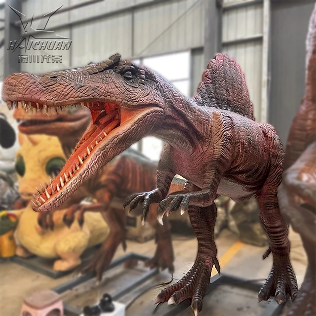 Amusement Park Realistic Velociraptor Life Size Animatronic Dinosaur for Sale