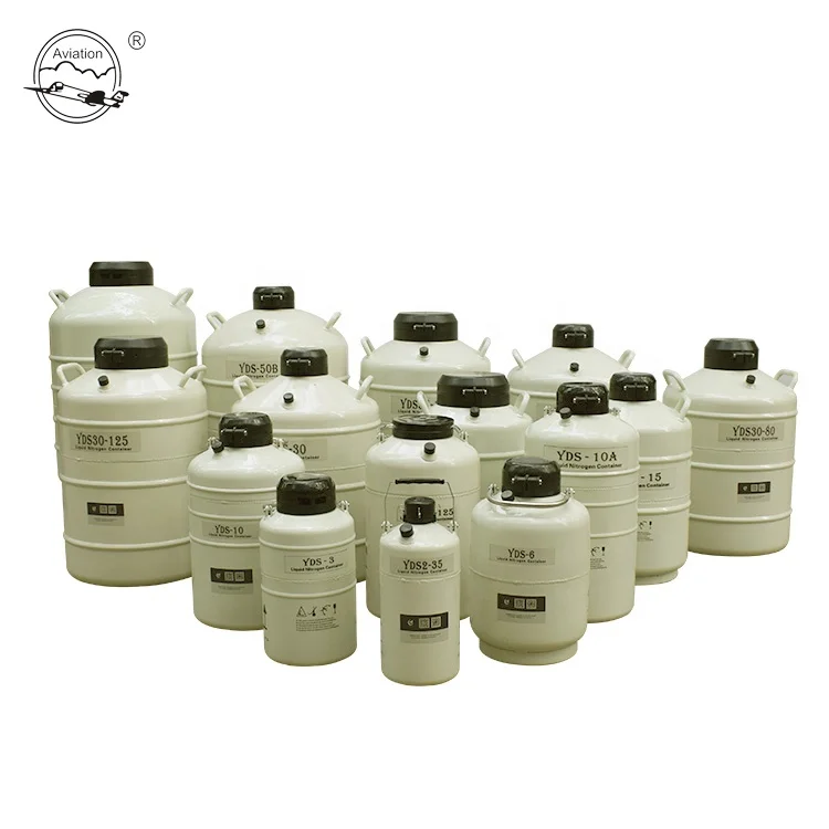 6 L Liquid Nitrogen Container Cryogenic LN2 Tank Dewar with Strap and canister