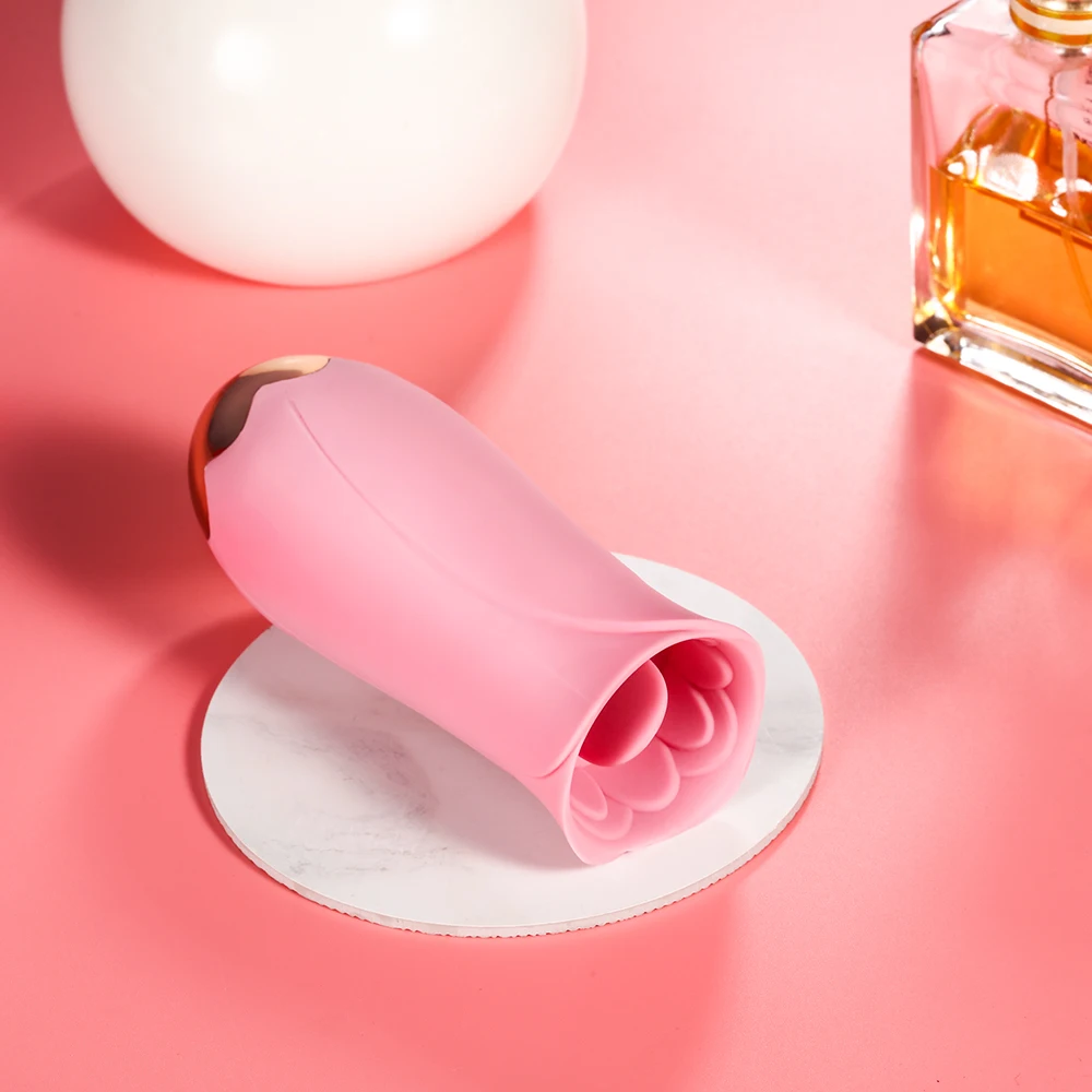 Rose Shape Sucking Sex Vibrator Clit Sucking Hot Tongue Licking vagina clitoris Women Toys Stimulator Nipple Massager for Couple