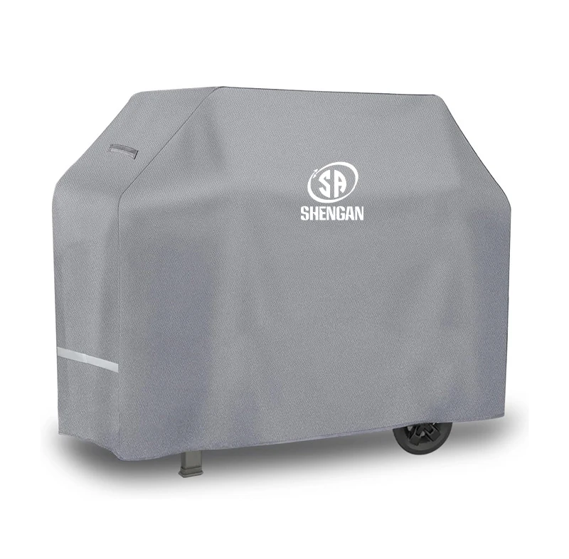 No Fading Within 2 Years Grey 54 Inch Heavy Duty Waterproof 3-4 Burner BBQ Gas Grill Cover For Weber Spirit Char-Broil