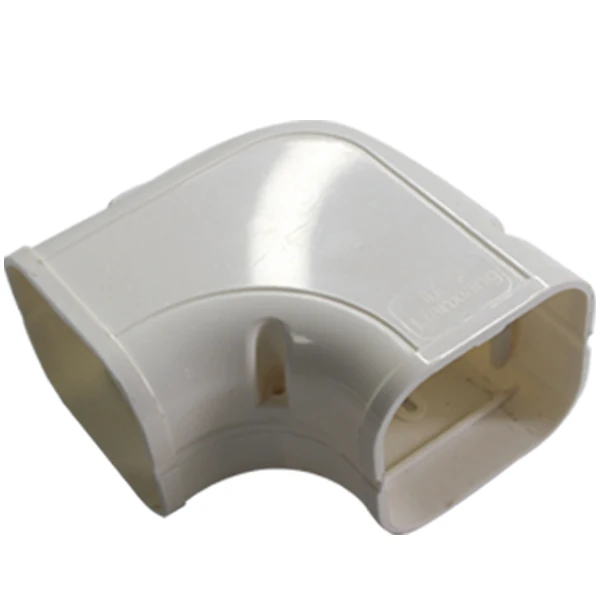 Mini Split Air Conditioner PVC Pipe Cover Set Decorative Line Cover for Building Materials