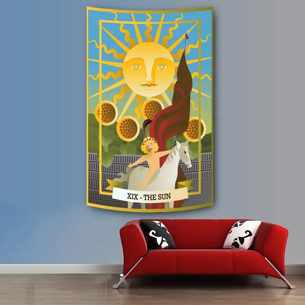 tarot cards Tarot deck Beauty and beast. design printing wall hanging tapestry