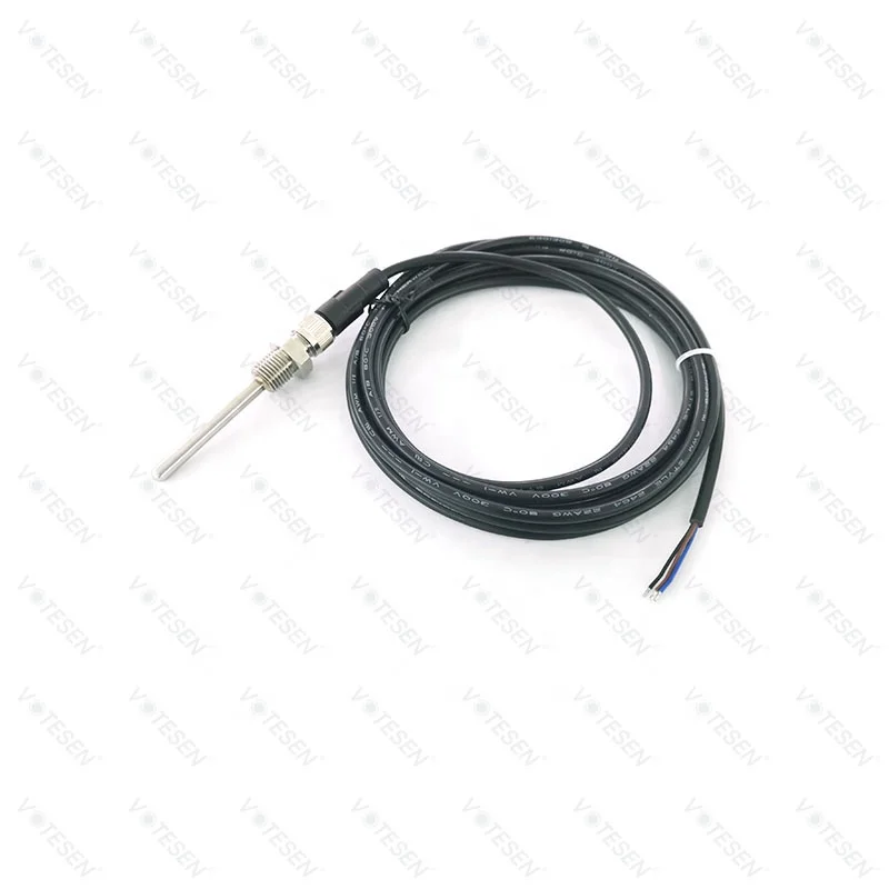 Quick Response Stainless Steel Probe Sensor 2 Wires Waterproof NTC Temperature Sensor For Refrigerator