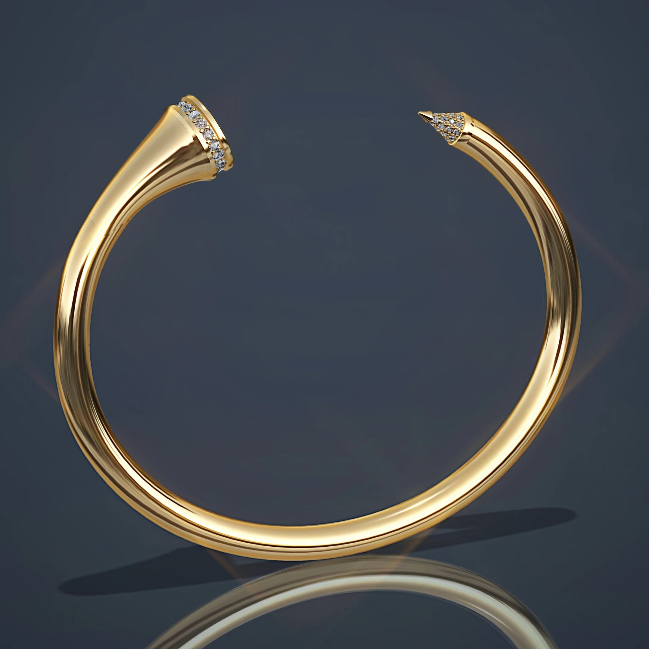 Wholesale Golf Bracelet With Certificate Moissanite D/Vvs1 Diamond Micro-Setting Process Real Gold Plating 3 Micron Thick Gold