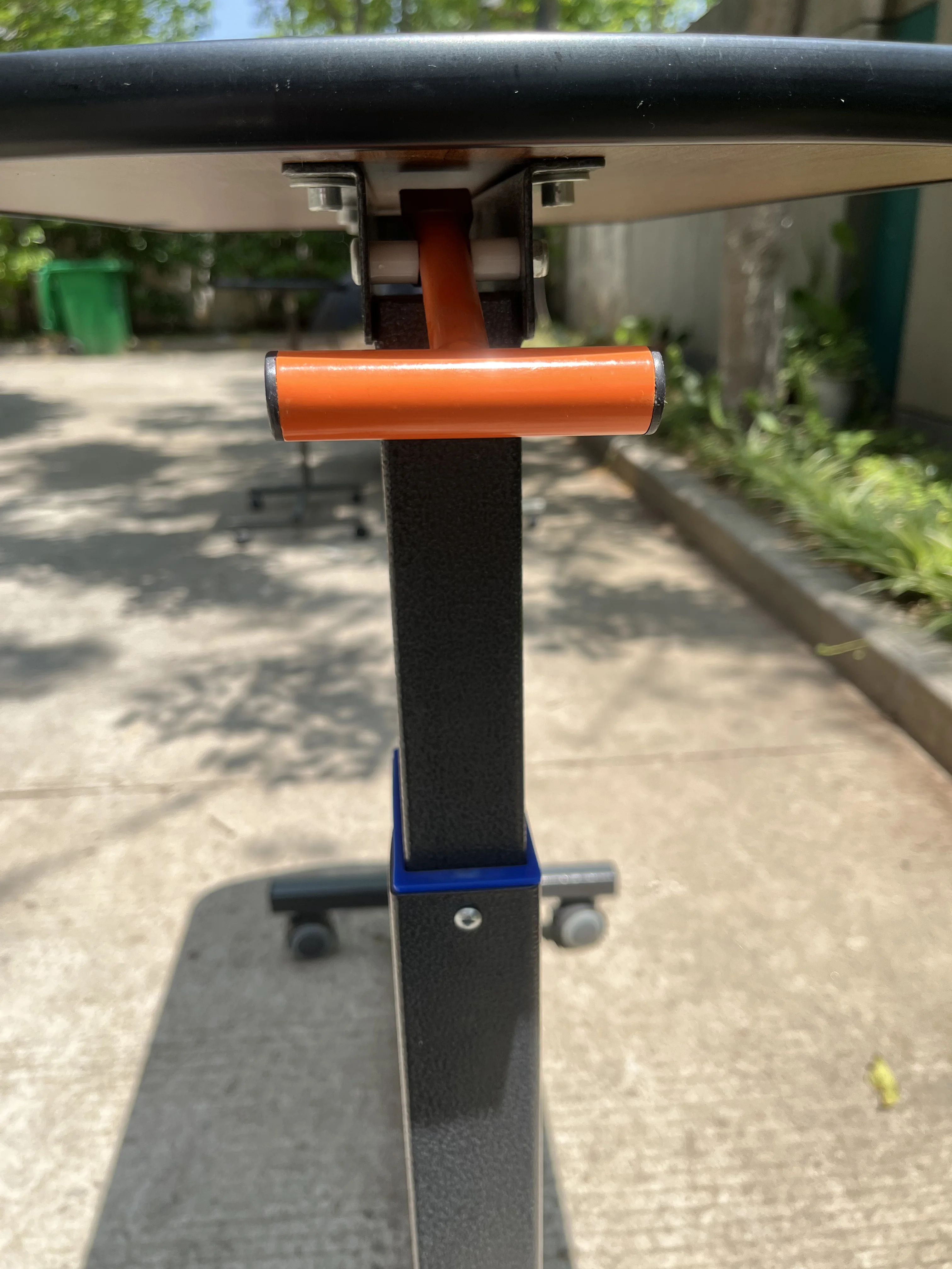 Good MOBT-PH-Q01 Hospital Mobile Muti-function Height Adjustable Dining Table Medical Ward Room Overbed Table