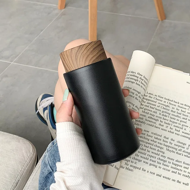 Custom 260ml eco-friendly portable mini double wall vacuum thermos cup stainless steel insulated hot tea infuser water bottles