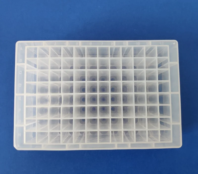 0.5ml 1.2ml 1.6ml 2.2ml plastic 96-well Deep well multiwell plate deep well microplate for lab