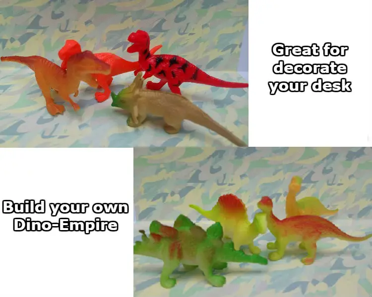 Wholesale Custom Design Small Gashapon Egg Toy Figure Mini Animals Assorted Plastic Stone Age Dinosaurs Figurine 56mm Capsule