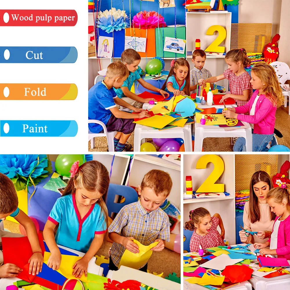 wholesale printing colored white black kraft paper cards scrapbook plain roll thick die cut packaging bulk craft paper cardstock