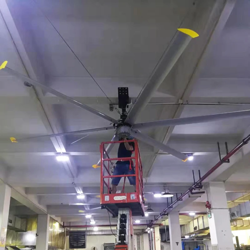 
China manufacturer HVLS Type Industrial big ceiling fan 