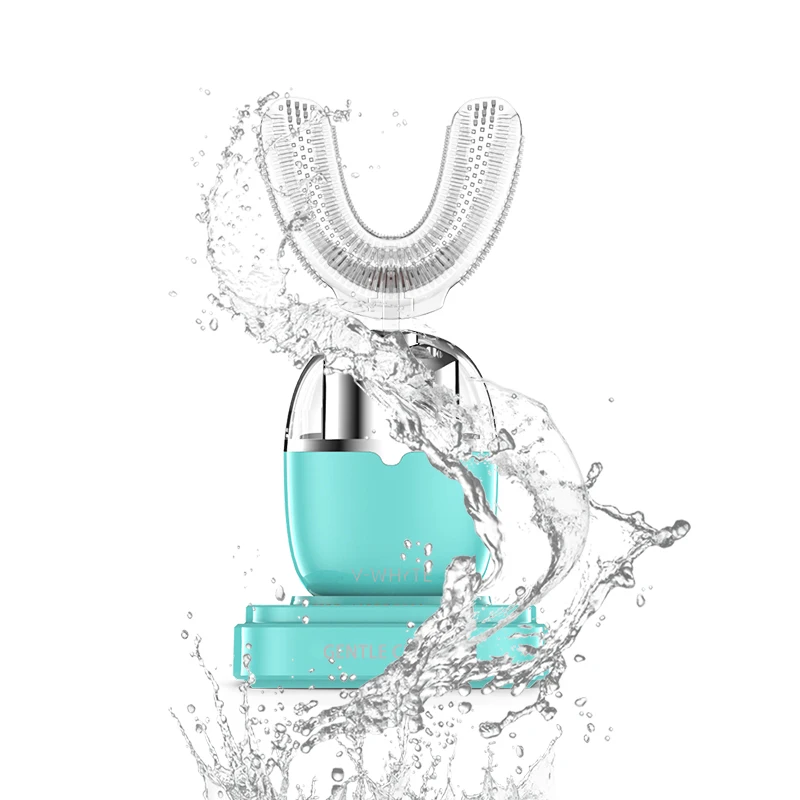 360 degree Sonic Brush Tooth Whitening Gum Massage Teeth Care U Shape Electric Ultrasonic Toothbrush