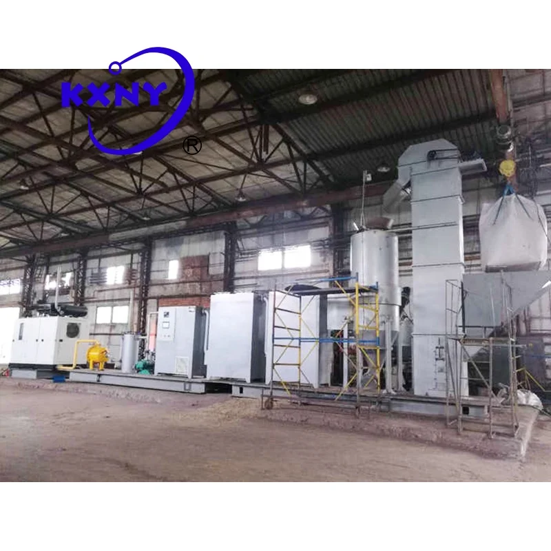 10-500kwbiomass gasification power plant wood gasifier generator pyrolysis machine waste plastic