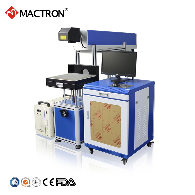 DongGuan Mactron Coconut Shell Laser Cutting and Engraving Machine for Mirror Glass