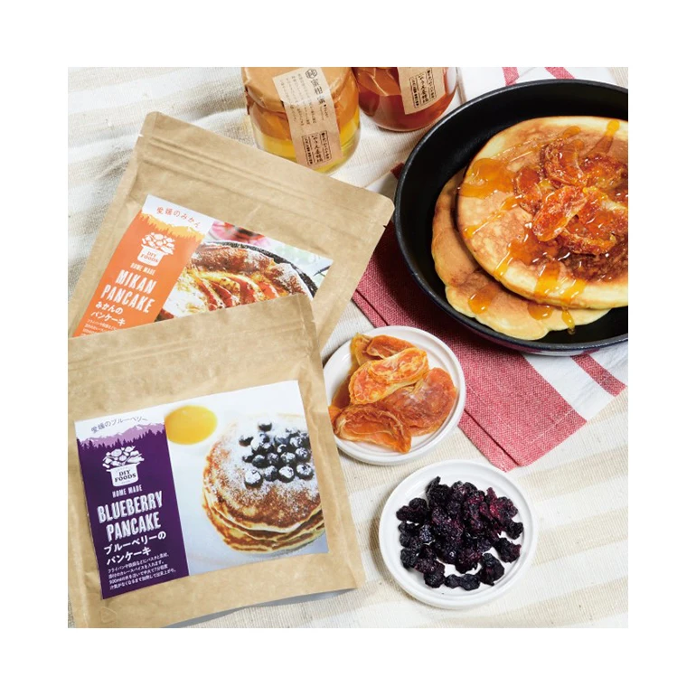 
Baking easy wholesale cereal pancake ready mix blueberry mikan 
