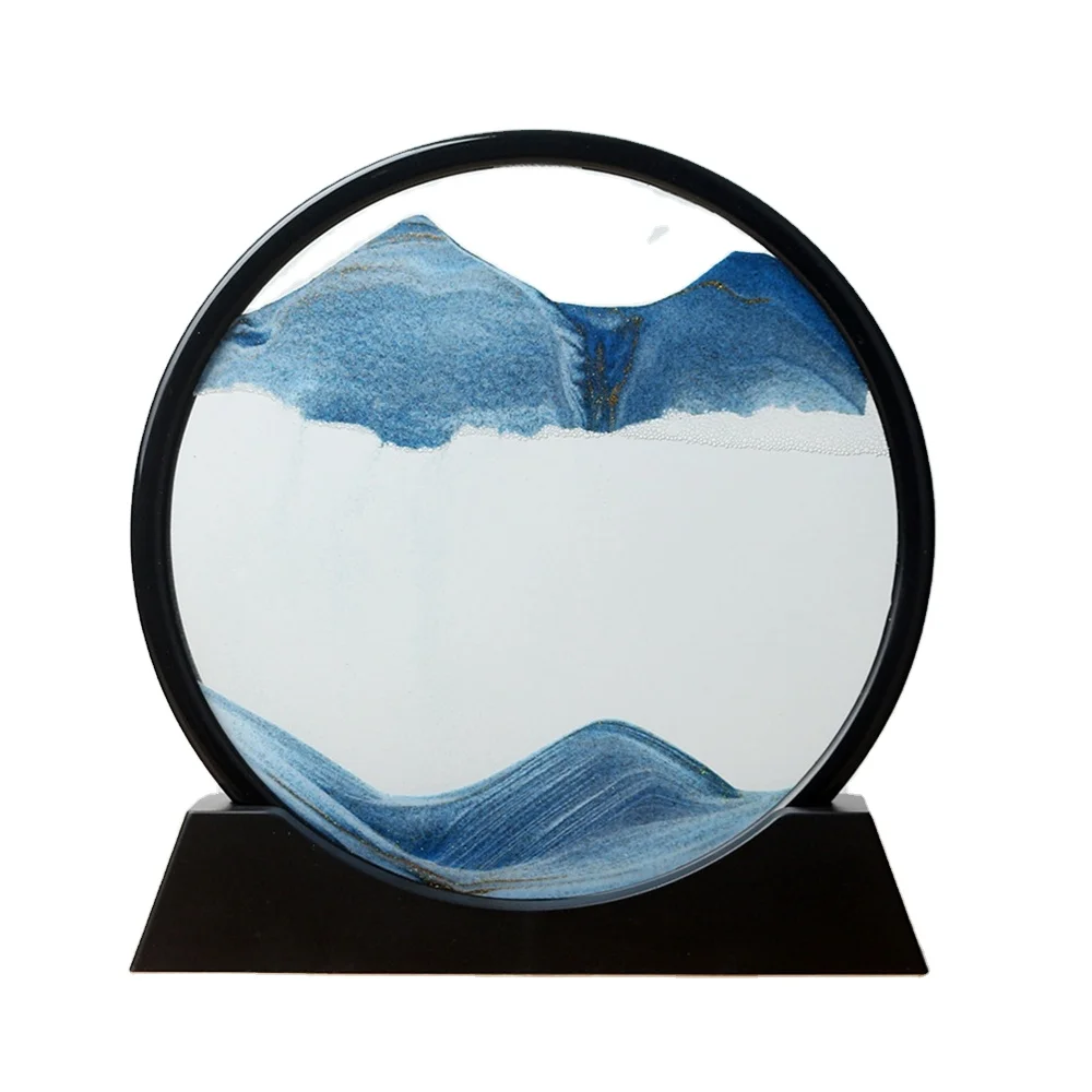 New Arrival Glass Moving Sand Art Sand Picture Home Decoration Ornament Hourglass