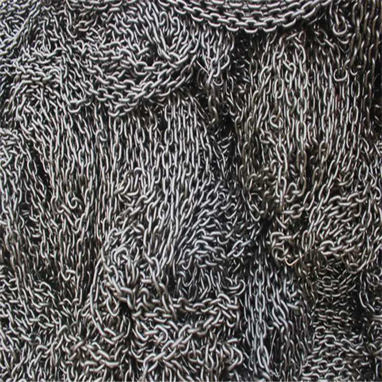 Строп-якорь из нержавеющей стали, звеньевая цепь класса G80, черная Тяговая цепь, высокопрочная сварная подъемная цепь