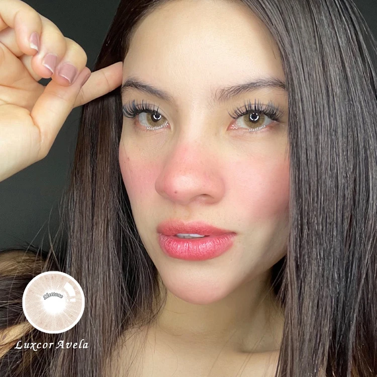 Готовые к отправке Meetone Luxcor Hidrocor самые натуральные глаза контактируют с дешевыми цветными контактными линзами для глаз