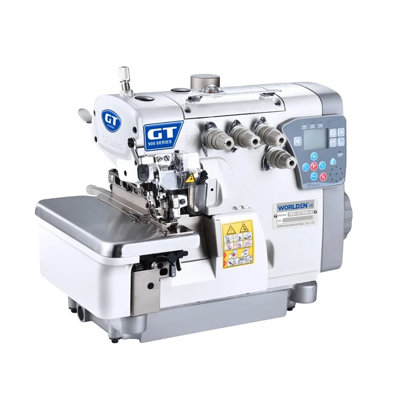 WD-GT900-4 умная супер высокоскоростная четырехнитчатая автоматическая промышленная швейная машина оверлок