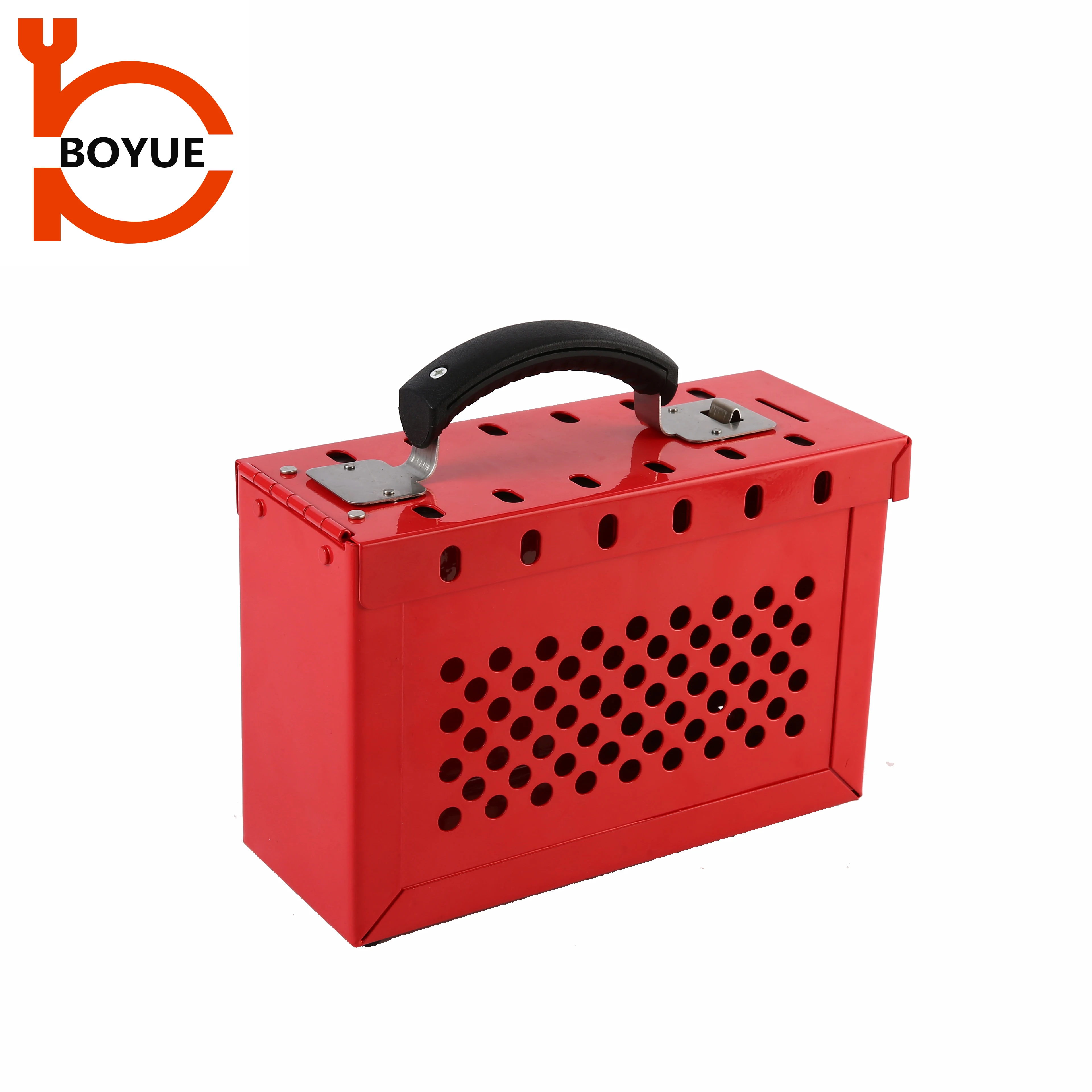 Factory Portable Steel loto safety lock Group Lockout Box