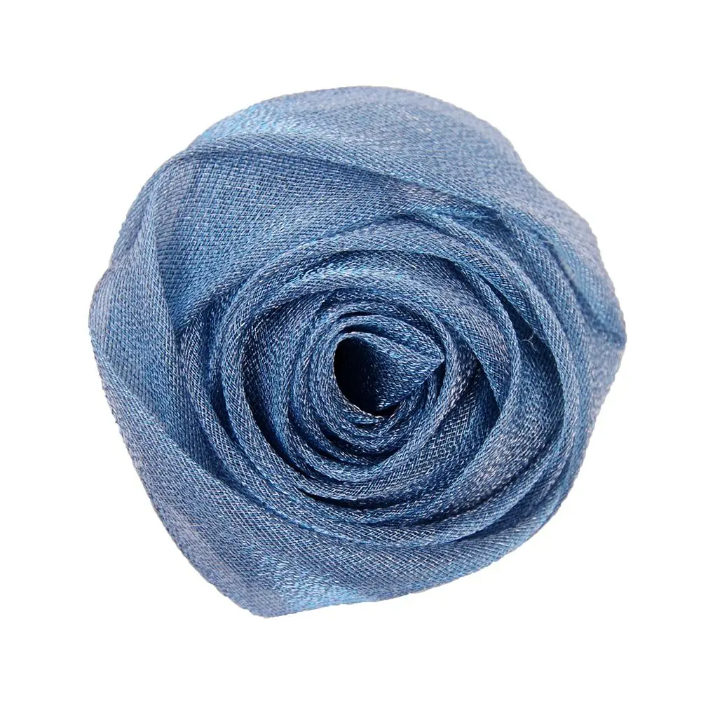Diy Baby Rolled Ribbon Rose Flowers Bow Fabric Rosettes Flower , Hair Accessory, High Quality Rose Flowers